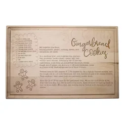 Gingerbread Cookies Maple Cutting Board