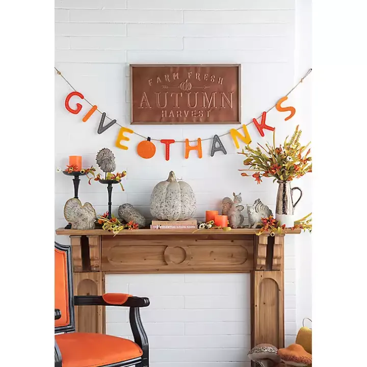 Give Thanks Colorful Banner
