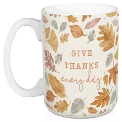 Give Thanks Every Day Mugs, Set of 2