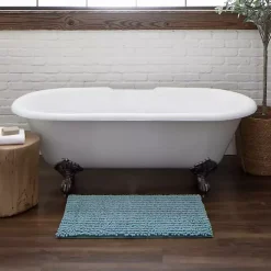 Glacier Lofty Pile Chenille Bath Mat, 45 in.