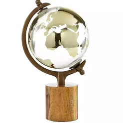 Glass Globe on Wooden Stand