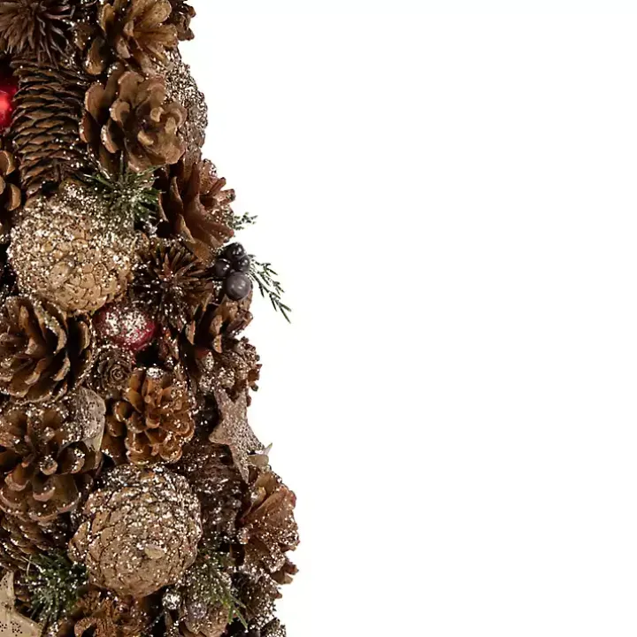 Glitter Pinecone Christmas Tree