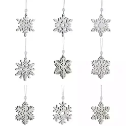Glitter Snowflake 18-pc. Christmas Ornament Set