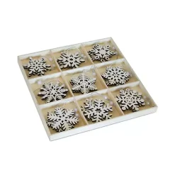 Glitter Snowflake 18-pc. Christmas Ornament Set