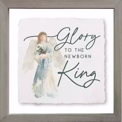 Glory to the Newborn King Wall Plaque