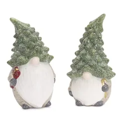 Gnomes with Pine Tree Hats, Set of 2