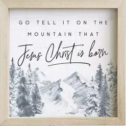 Go Tell It On The Mountain Wall Plaque