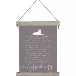 God Made a Dog Wall Plaque