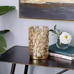 Gold Aluminum Coral Hurricane, 8 in.