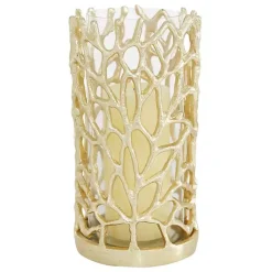 Gold Aluminum Coral Hurricane, 10 in.