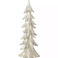 Gold and White Weathered Christmas Tree
