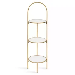 Gold Arched 3-Tier Plant Stand