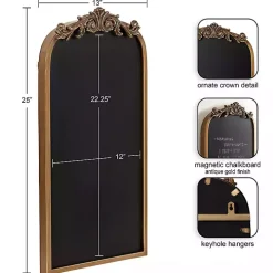Gold Arendahl Arched Chalkboard