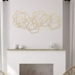 Gold Astraga Pentagon Plaque