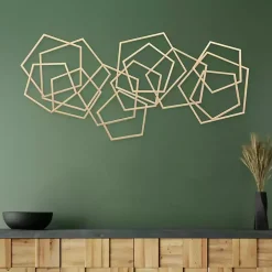 Gold Astraga Pentagon Plaque