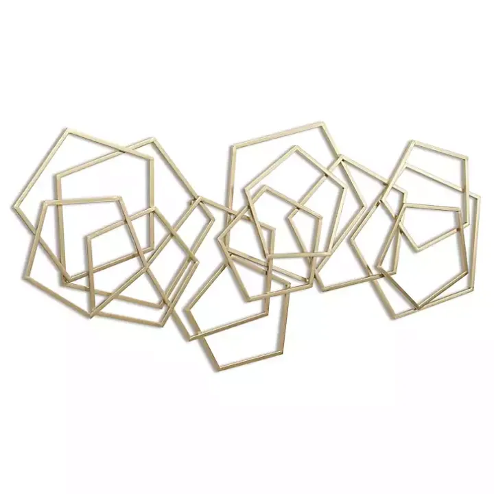 Gold Astraga Pentagon Plaque