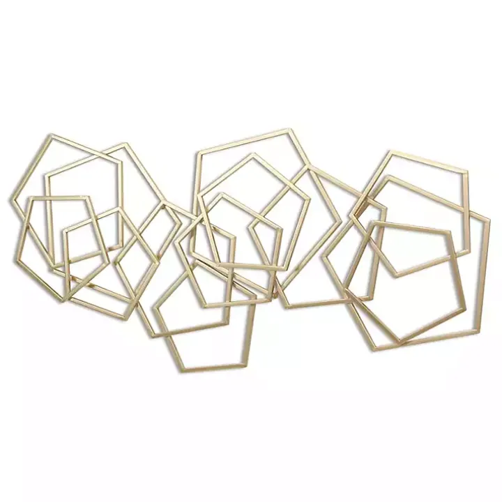 Gold Astraga Pentagon Plaque
