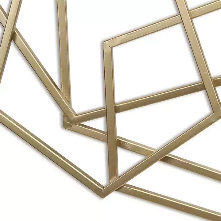 Gold Astraga Pentagon Plaque