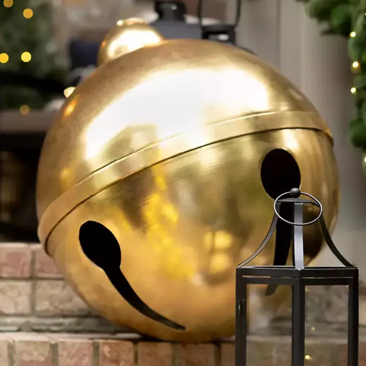 Gold Bell Figurine, 26 in.