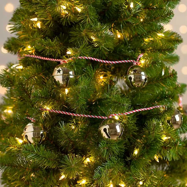 Gold Bell Peppermint Tree Garland