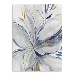 Gold Charcoal Bloom Canvas Art Print, 30x40 in.