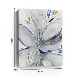 Gold Charcoal Bloom Canvas Art Print, 30x40 in.