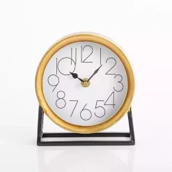 Gold Frame Modern Tabletop Clock