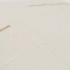 Gold Geometric Woven Lines Throw Pillow