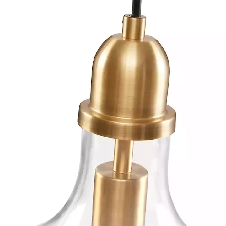 Gold Glass Avalon Pendant Light