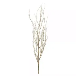 Gold Glitter Branch Stems, Set of 6