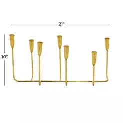 Gold Iron Taper Candle Holder