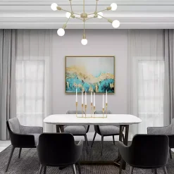 Gold Iron Taper Candle Holder