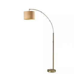 Gold Metal Arched Floor Lamp