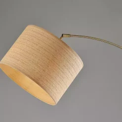 Gold Metal Arched Floor Lamp