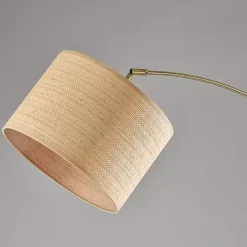 Gold Metal Arched Floor Lamp