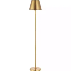 Gold Metal Asher Floor Lamp