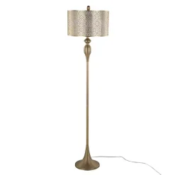 Gold Metal Ashland Floor Lamp