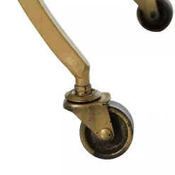 Gold Metal Circular Bar Cart