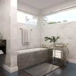 Gold Metal Circular Bar Cart