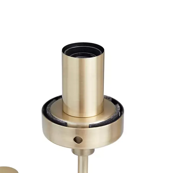 Gold Metal Double Stem Table Lamp