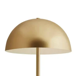 Gold Metal 2-Light Dome Table Lamp