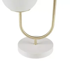 Gold Metal 2-Light Zusa Modern Table Lamp