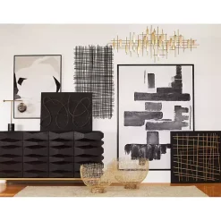 Gold Metal Smoked Glass Shade Table Lamp