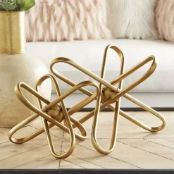 Gold Modern Burst 2-pc. Decorative Sculpture Set