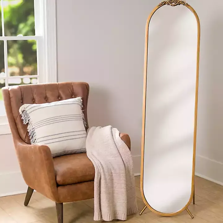 Gold Ornate XL Leaner Mirror