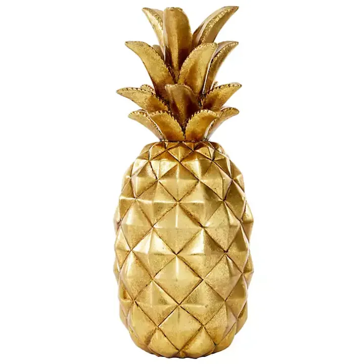 Gold Pineapple Statue