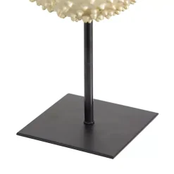 Gold Puffer Fish Sculpture