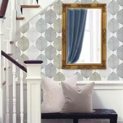 Gold Queen Ann Rectangular Wall Mirror