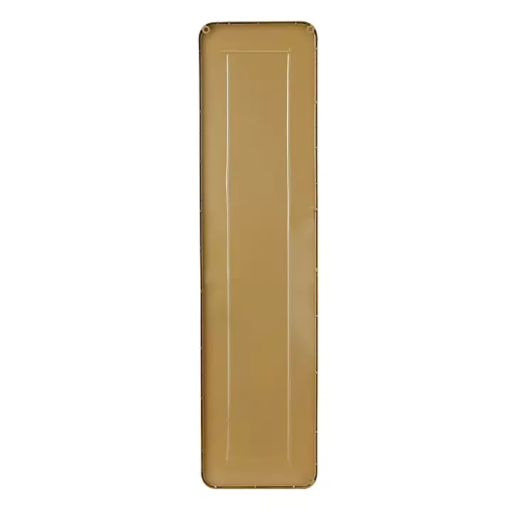 Gold Rectangle Beveled Wall Mirror
