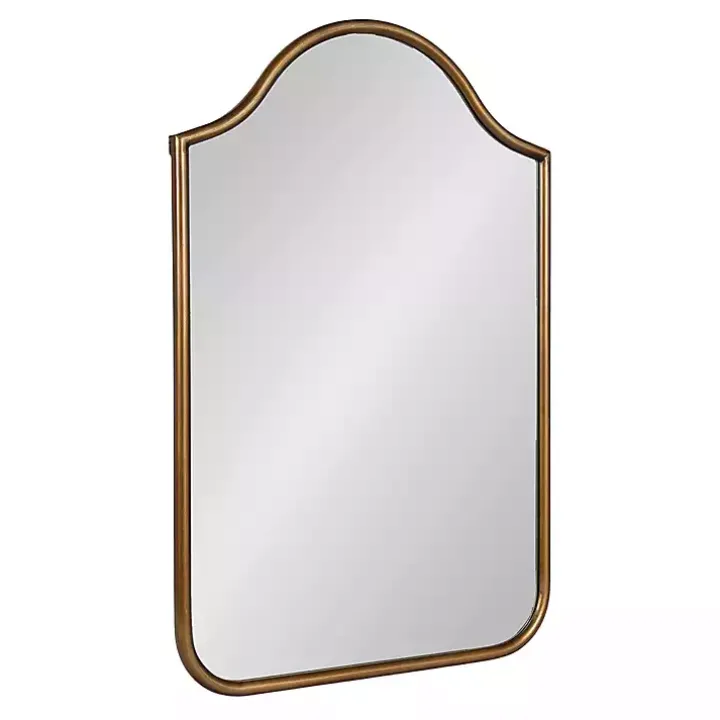 Gold Scalloped Arch Fellows Wall Mirror